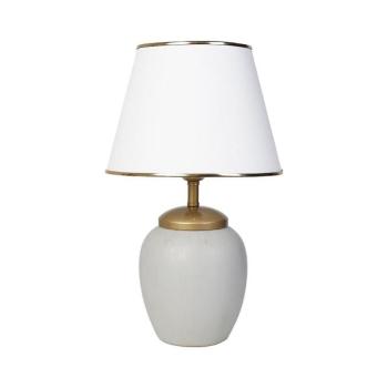 RAMZES asztali lámpa 1xE27/40W/230V fehér/szürke 687HMY2162 kép