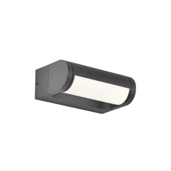 Randal LED kültéri falilámpa, sötét szürke, szélesség 17 cm, fém kép