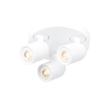 Razza mennyezeti spotlámpa, fehér, Ø 28,5 cm, 3-lámpás, fém kép