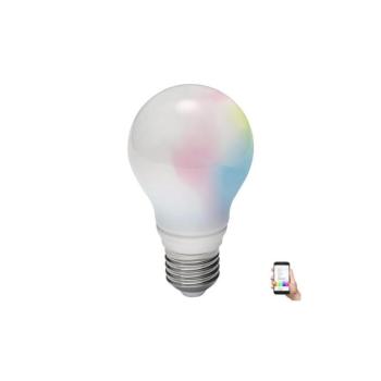 LED RGBW Dimmelhető izzó E27/8,5W/230V 3000-6500K Wi-Fi - Reality R987-188 kép