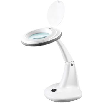 Rebel NAR0460-2 Asztali lámpa nagyítóval, 5D, 6 W, 450 lm, fehér kép