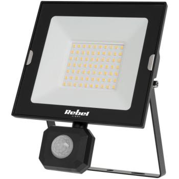 REBEL URZ3619 szürkület- és mozgásérzékelővel, 50 W, 6500 K, 230 V, 4250 lm kép