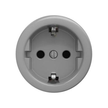 Reblig - Retro keret nélküli fali aljzat SCHUKO 230V/16A, szürke S/ZS kép