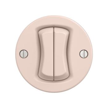 Reblig - Retro soros kapcsoló keret nélkül, 5-ös, antik rózsaszín R/V2/5 kép
