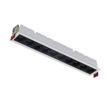 RECESSED LINEAR LIGHT EL-05 10W 3000K, WHITE & BLACK kép