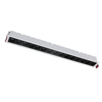 RECESSED LINEAR LIGHT EL-05 20W 3000K, WHITE & BLACK kép