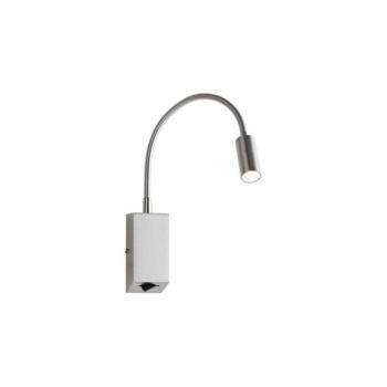 Redo 01-1195 - LED Rugalmas kislámpa HELLO LED/3W/230V króm 01-1195