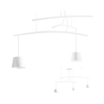 Redo 01-1524 - LED Csillár zsinóron LOLLI 3xLED/6W/230V fehér 01-1524 kép