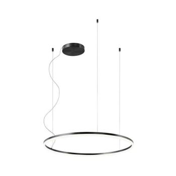 Redo 01-1949 - LED Csillár zsinóron ORBIT LED/55W/230V fekete 01-1949