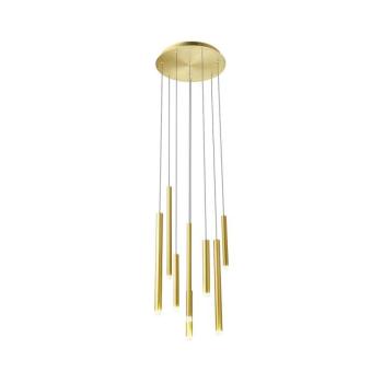Redo 01-2050 - LED Csillár zsinóron MADISON 8xLED/4W/230V arany 01-2050 kép