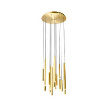 Redo 01-2058 - LED Csillár zsinóron MADISON 16xLED/4W/230V arany 01-2058 kép