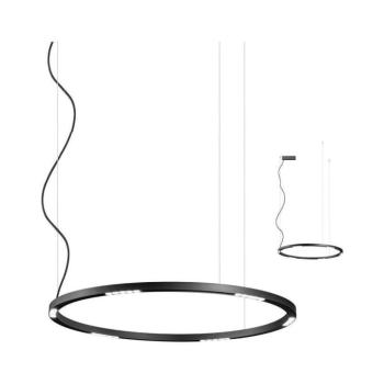 Redo 01-2207 - LED Csillár zsinóron UNION LED/50W/230V 3000K átm. 90 cm fekete 01-2207 kép