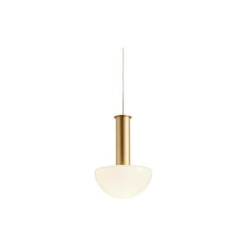 Redo 01-2474 - LUMIEN zsinóros függőlámpa 1xG9/10W/230V, átm. 13 cm, arany/fehér 01-2474 kép