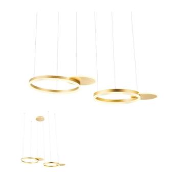 Redo 01-2606 - LED Dimmelhető csillár zsinóron SIGUA LED/99W/230V 3000K arany 01-2606 kép