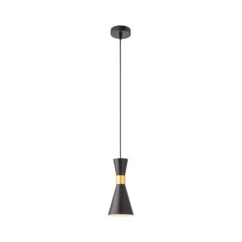 Redo 01-2711 - Csillár zsinóron KILT 1xE27/42W/230V átm. 12 cm fekete 01-2711 kép