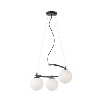 Redo 01-2716 - Csillár zsinóron VOLLEY 3xE14/28W/230V fekete 01-2716 kép
