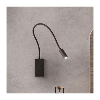 Redo 01-2755 - WALLIE LED flexibilis lámpa LED/3W/230V USB CRI 90 fekete 01-2755 kép