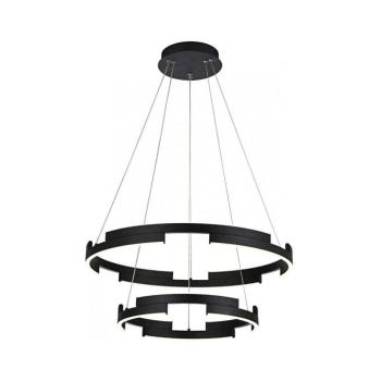Redo 01-3179 - LED Dimmelhető csillár zsinóron CASTLE LED/60W/230V fekete 01-3179 kép