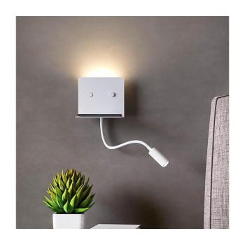 Redo 01-3210 - LED fali lámpa MOKA LED/6W + LED/3W/230V CRI90 fehér 01-3210 kép