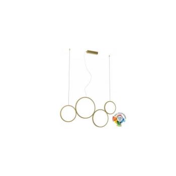 Redo 01-3383 - LED Dimmelhető csillár zsinóron ATHENA LED/40W/230V CRI98 arany 01-3383 kép