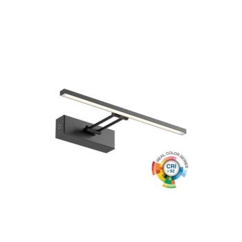 Redo 01-3461 - LED Képmegvilágító LINEAR LED/8W/230V 35 cm CRI 92 fekete 01-3461 kép