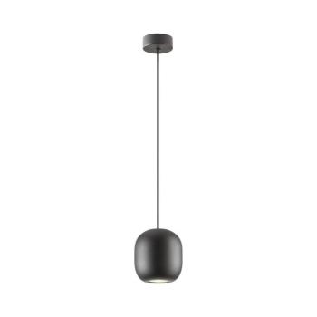 Redo 01-3477 - Csillár zsinóron BOOM 1xGU10/10W/230V átm. 12 cm fekete 01-3477 kép