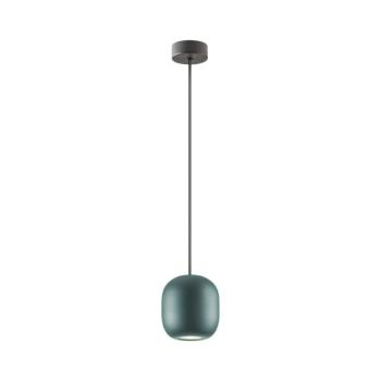 Redo 01-3478 - Csillár zsinóron BOOM 1xGU10/10W/230V átm. 12 cm zöld 01-3478