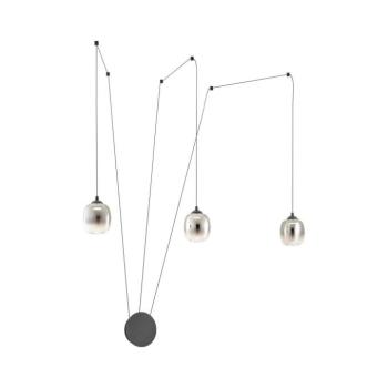 Redo 01-3485 -LED Dimmelhető fali lámpa KHADI 3xLED/5,5W/230V fekete/füstszínű 01-3485 kép
