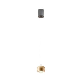 Redo 01-3547 - LED Csillár zsinóron AVES LED/12W/230V átm. 9,6 cm CRI 90 arany 01-3547 kép