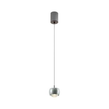 Redo 01-3549 - LED Csillár zsinóron AVES LED/12W/230V átm. 9,6 cm CRI 90 szürke 01-3549 kép