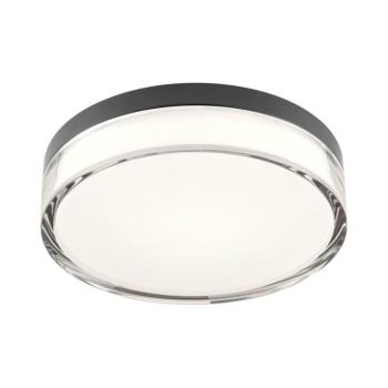 Redo 01-3735 - FRISBI LED mennyezeti lámpa 12W 230V 3000/4000K IP44 fekete 01-3735 kép