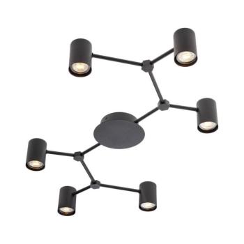 Redo 01-4048 - Spotlámpa WEBB 6xGU10/10W/230V fekete 01-4048 kép