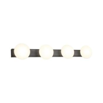 Redo 01-4311 - OVUM LED fürdőszobai mennyezeti lámpatest 4xLED/5W/230V IP44 fekete 01-4311 kép