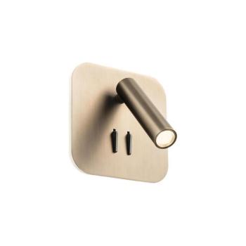 Redo 01-4473 - QUDA LED fali lámpa LED/6W/230V+LED/3W CRI 90 bronzszínű 01-4473 kép