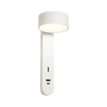 Redo 01-4640 - LED fali lámpa SADES LED/6W/230V CRI 90 USB fehér 01-4640 kép