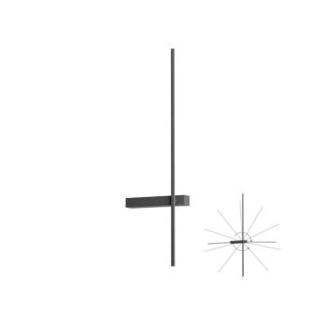 Redo 01-4673 - LED fali lámpatest TANGENT LED/6W/230V CRI 90 fekete 01-4673 kép