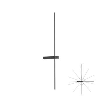 Redo 01-4675 - LED fali lámpatest TANGENT LED/9W/230V CRI 90 fekete 01-4675 kép
