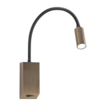Redo 01-4802 - LED flexibilis lámpa HELLO LED/3W/230V bronzszínű 01-4802 kép