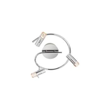 Redo 04-331 - SLIM LED spotlámpa 3xLED/4W/230V, fényes króm 04-331 kép