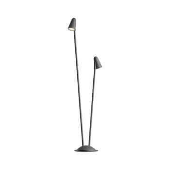 Redo 90711 - NIVALIS LED kültéri lámpa 2xLED/6,9W/230V 110 cm IP65 antracit 90711 kép