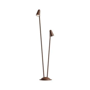 Redo 90712 - NIVALIS LED kültéri lámpa 2xLED/6,9W/230V 110 cm IP65 barna 90712 kép