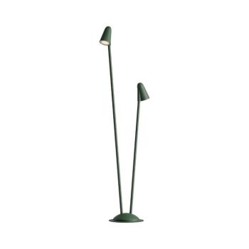 Redo 90713 - NIVALIS LED kültéri lámpa, 2× LED, 6,9 W, 230 V, 3000 K, 110 cm, IP65, zöld 90713 kép