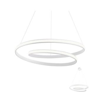 Redo 01-1795 - Dimmelhető sodronyos LED csillár TORSION LED/40W/230V fehér 01-1795 kép