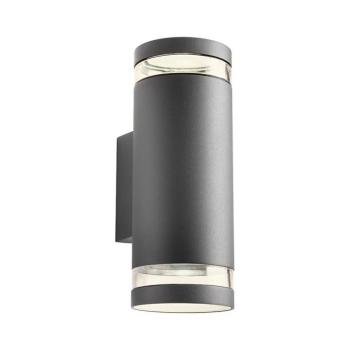 Redo 90518 - Kültéri fali lámpa CARGO 2xGU10/28W/230V IP54 antracit 90518 kép