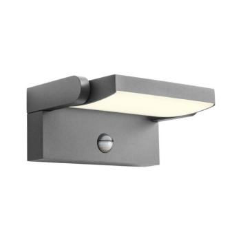 Redo 90587 - FLIP LED kültéri lámpatest érzékelővel, 20W/230V, 3000K, IP54, antracit 90587 kép
