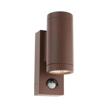 Redo 9455-LED VINCE kültéri fali lámpa érzékelővel 2xLED/3W/230V IP54 barna 9455 kép
