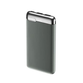 Remax® Powerbank, 10000mAh, külső akkumulátor, 20W gyorstöltés (2xUSB-A), szürke kép