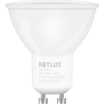 RETLUX RLL 447 GU10 izzó, 3step DIMM 6W WW kép