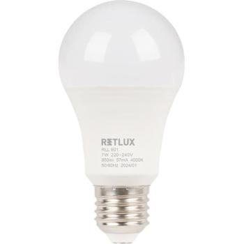 RETLUX RLL 601 A60 E27 bulb 7W CW D kép