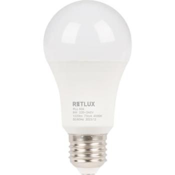 RETLUX RLL 604 A60 E27 bulb 9W CW D kép